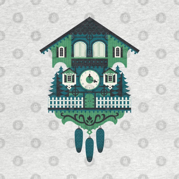 Cuckoo Clock by Lucie Rice Illustration and Design, LLC